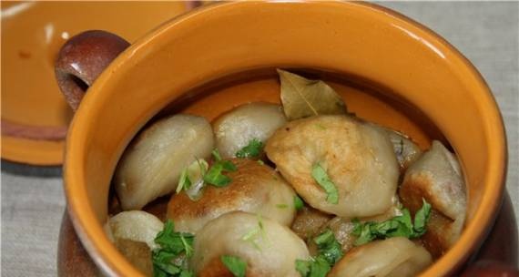 Dumplings with mushrooms (lean)