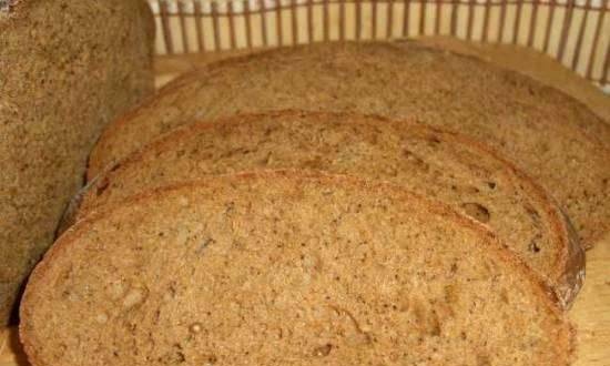 לחם שיפון עם מלת שיפון (תנור)