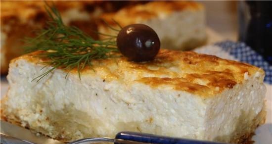 פשטידת גבינה פתוחה (טירופיטה) ומתכון לבצק פילו
