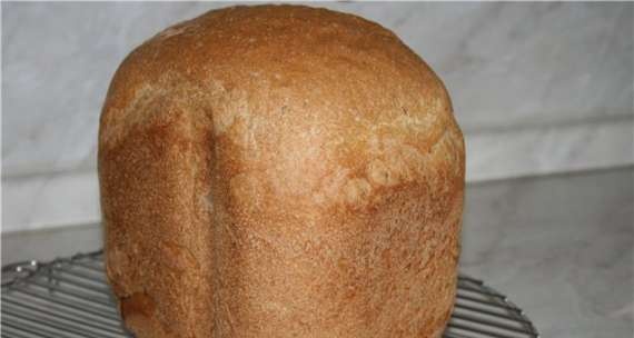 לחם מחיטה מלאה עם אורגנו (ללא סוכר)