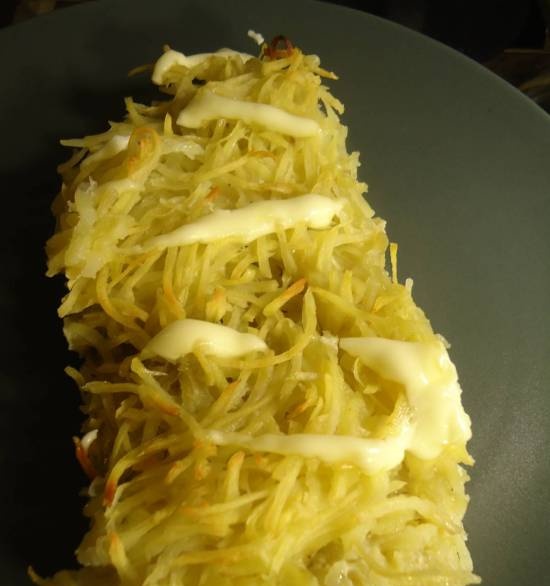 Tilapia in potato crust
