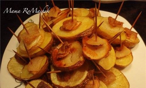 תפוחי אדמה עם שומן חזיר "Korabliki"