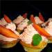 Cottage cheese cupcakes with strawberry cream