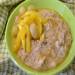 Wheat-oatmeal porridge with aromatic fruits in the Oursson pressure cooker