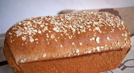 לחם מלא עם מים מוגזים (שיטת ספוג)