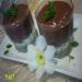 Chocolate dessert with basil and cayenne pepper