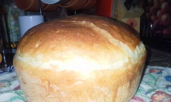 לחם פודינג על בצק של תסיסה ארוכה (פוליש)