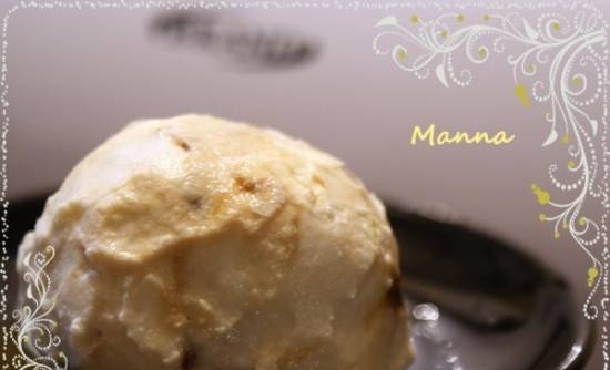 גלידת גלידת "קרמל מקיאטו" של יצרנית הגלידות של המותג