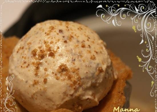 גלידת אגוז בלי ביצים (helado de nueces sin huevos) של יצרנית הגלידה של המותג 3811