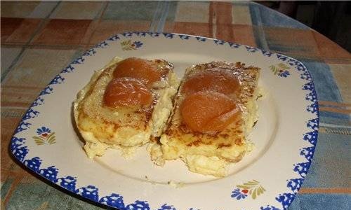 קינוח ארוחת בוקר לחם עם ביצה מאת אדמין