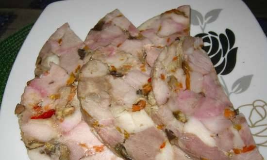 בשר חזיר תוצרת בית (סיר לחץ רב-בישול סטורן ST-MC9184)