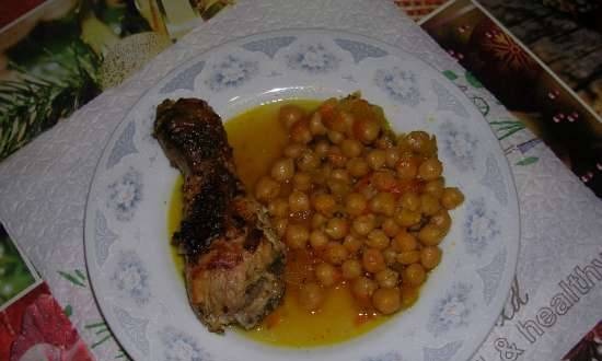 Chickpeas with chicken and vegetables (Steba DD1 ECO)