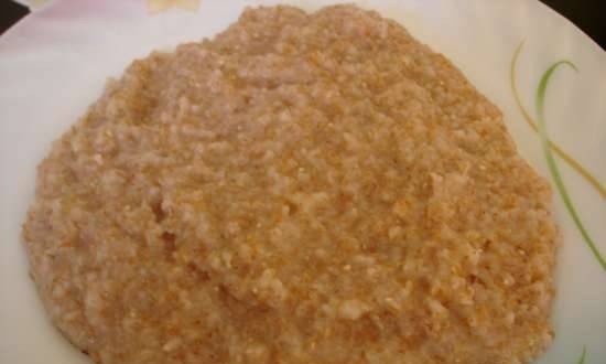 Wheat porridge as a side dish (pressure cooker Polaris 0305)