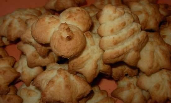 Coconut biscuits (Tescoma dough press syringe)