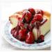 Curd casserole with berry sauce