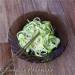 Marinated zucchini, quick salad (spiromant)