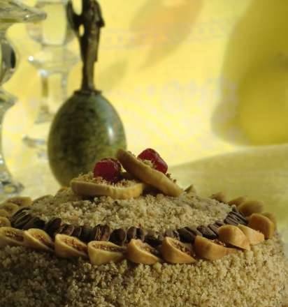 עוגת "Sanssouci" (Sanssouci torte) קפה גרמני (ללא מאפים)