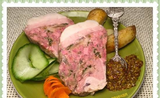 חזה חזיר ממולא (Gefuellter Schweinebauch)