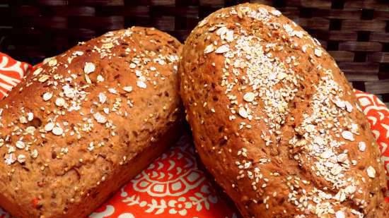 Grain bread with lentils