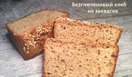 Gluten Free Rice Sourdough Bread