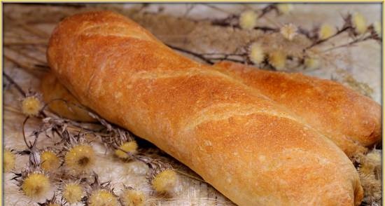 לחם צרפתי איטלקי (Pane francese או Pane di Como)