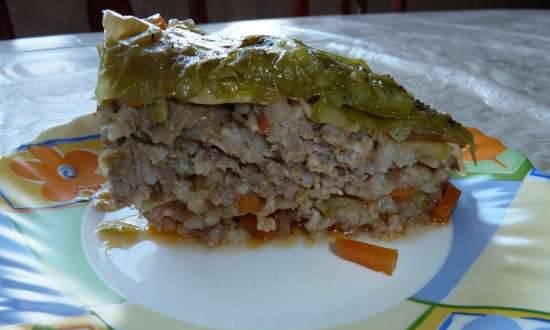 How the "blonde" made stuffed cabbage rolls (multicooker Redmond M-70)