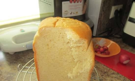 פיליפס HD9046. לחם לבן דבש עם קמח תירס בייצור לחם