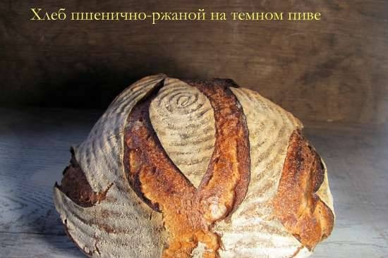 Wheat-rye bread with dark beer