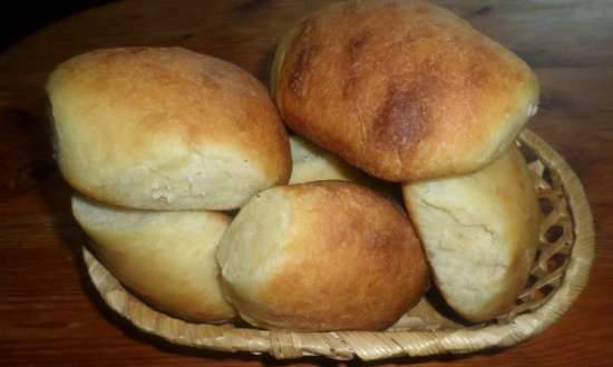 Rustic butter cakes (yeast)