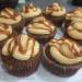 Coffee cupcakes with salted caramel