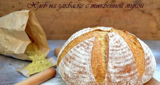 לחם מחמצת עם קמח דלעת