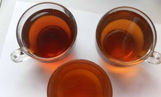 תה מותסס "תועלת דומדמניות" מעלי דומדמניות שחורות ואחרים