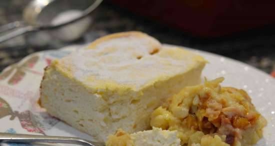 עוגת גבינה פולנית עם פודינג לימון אפוי