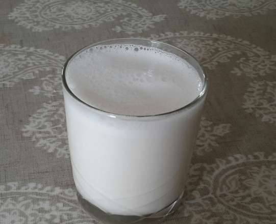 Sesame milk in a blender soup cooker Dobrynya DO-1401 (Endever Skyline BS-91, etc.) in manual mode