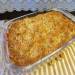 Zucchini-tomato casserole with cheese and bread crumbs
