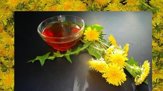 Dandelion honey (with quittin)