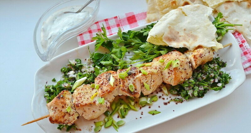 Shish tauk - Lebanese chicken skewer