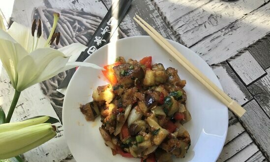 Chinese Eggplant at Ninja Foodi