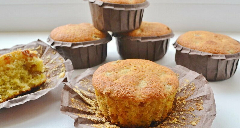 Capital muffins with corn flour (gluten free)