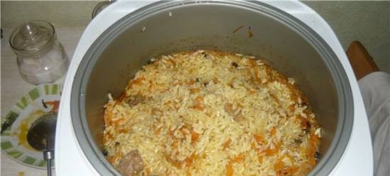 Pilaf in Fergana according to Dunduk the culinary specialist (Coptev version in Multichotter).
