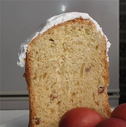 Kulich "טעים" על חלמונים (במכונת לחם)