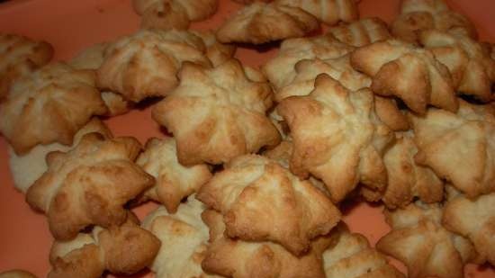 Coconut biscuits (Tescoma dough press syringe)