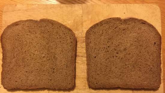 לחם שיפון חיטה על בצק ארוך