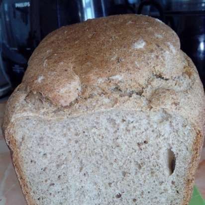 לחם שיפון חיטה על בצק ארוך