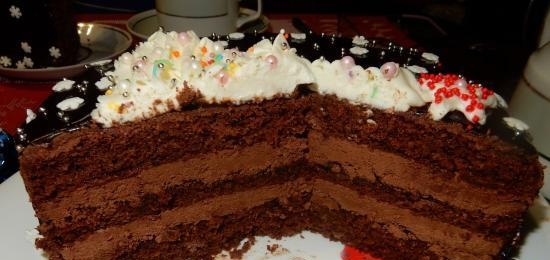 עוגת טראפלס שוקולד