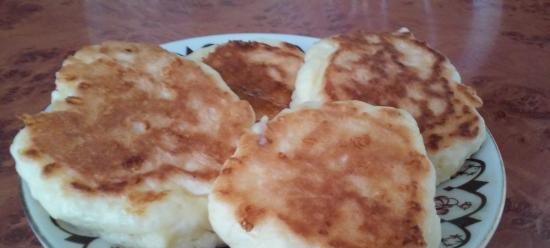 Cheese pancakes for breakfast