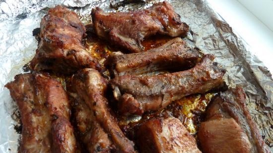 Pork ribs in spices