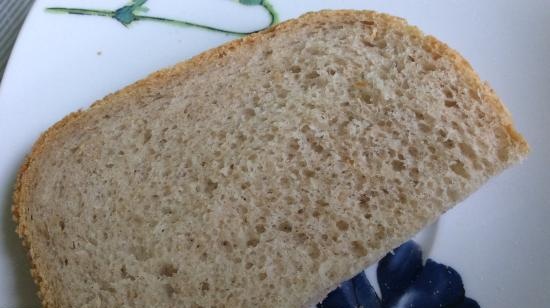 Low-yeast gray bread in Panasonic SD-2511