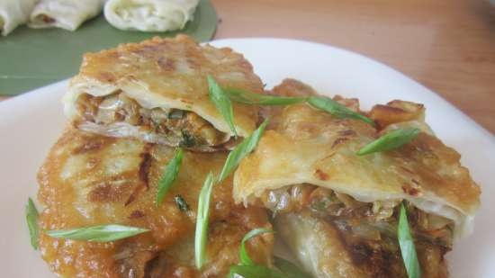 Cabbage schnitzels with mushrooms (lean)