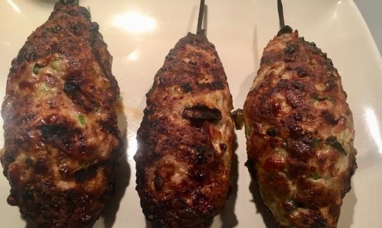 Ninja grilled chicken kebab (oven or brazier)